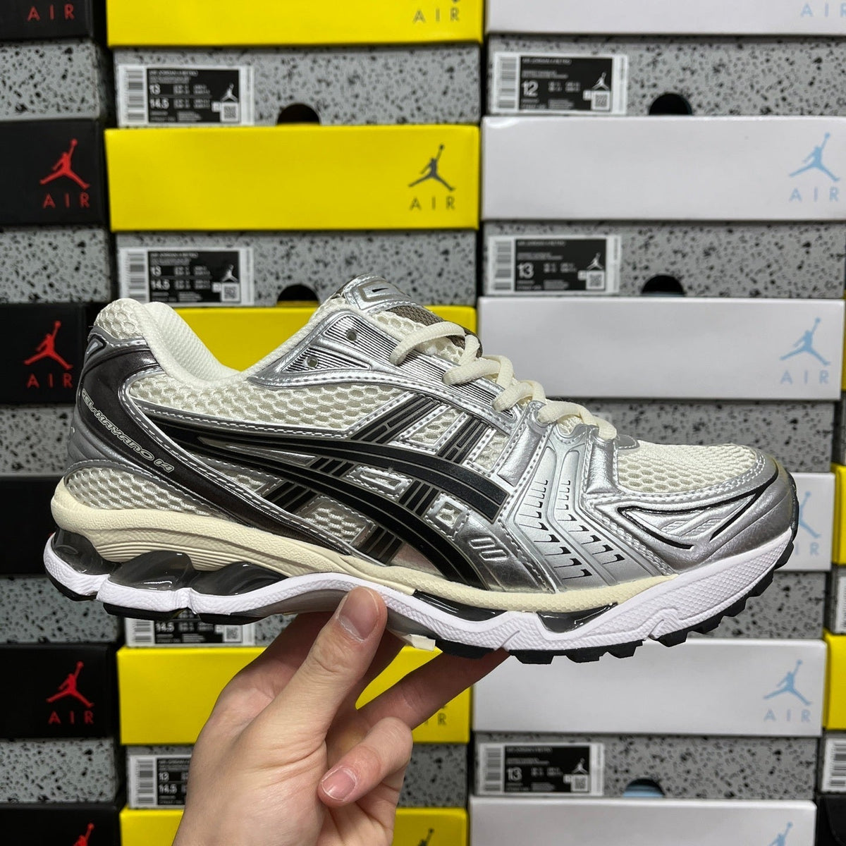Asics Gel-Kayano 14 Cream Black
