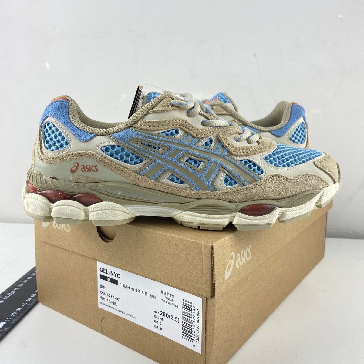 ASICS Gel-NYC Harbor Blue Wood Crepe