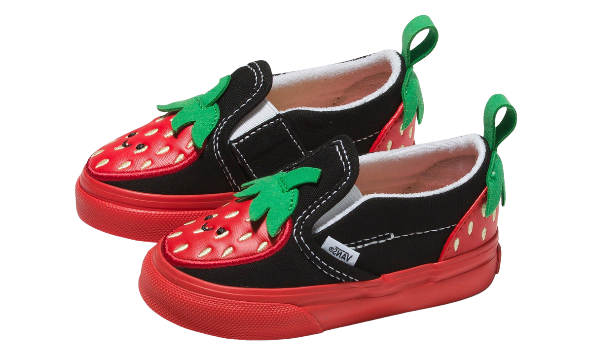 Classic Slip-On V TD "Berry Red / Black" VN0005WHREB