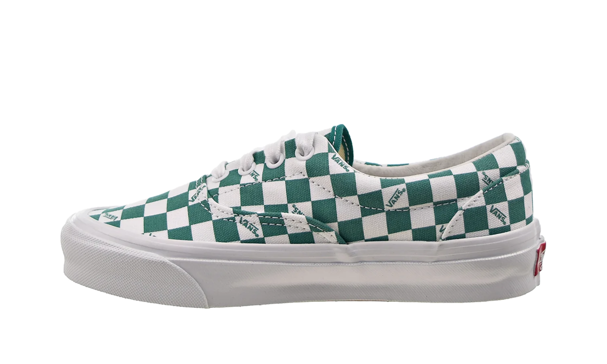 Vault OG Era LX Checkboard Logo "Cadmium Green-White" VN0A3CXN9TX