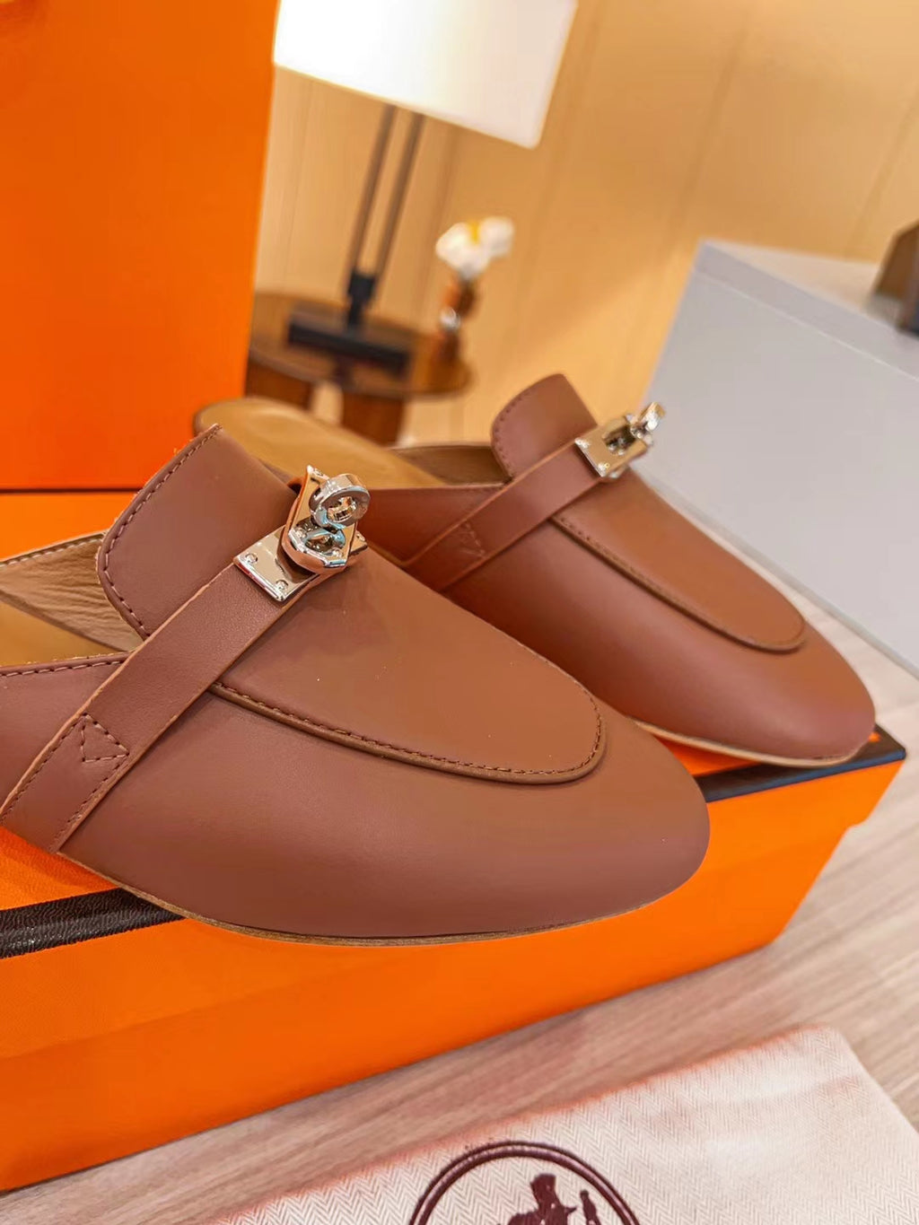 Hermès New Kelly Platform Loafers