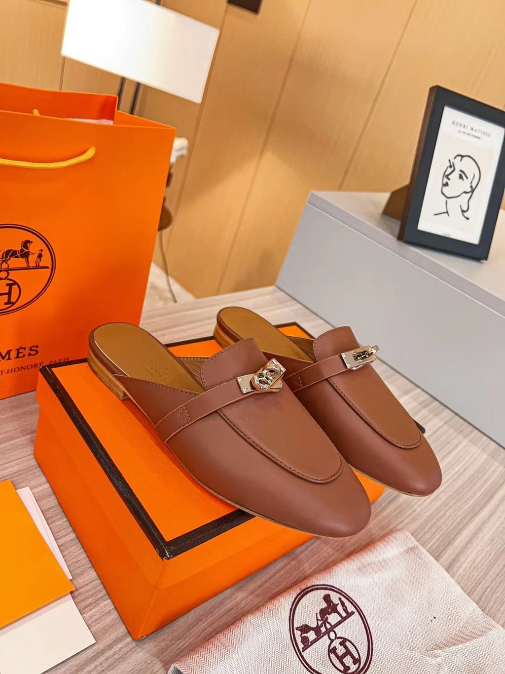 Hermès New Kelly Platform Loafers