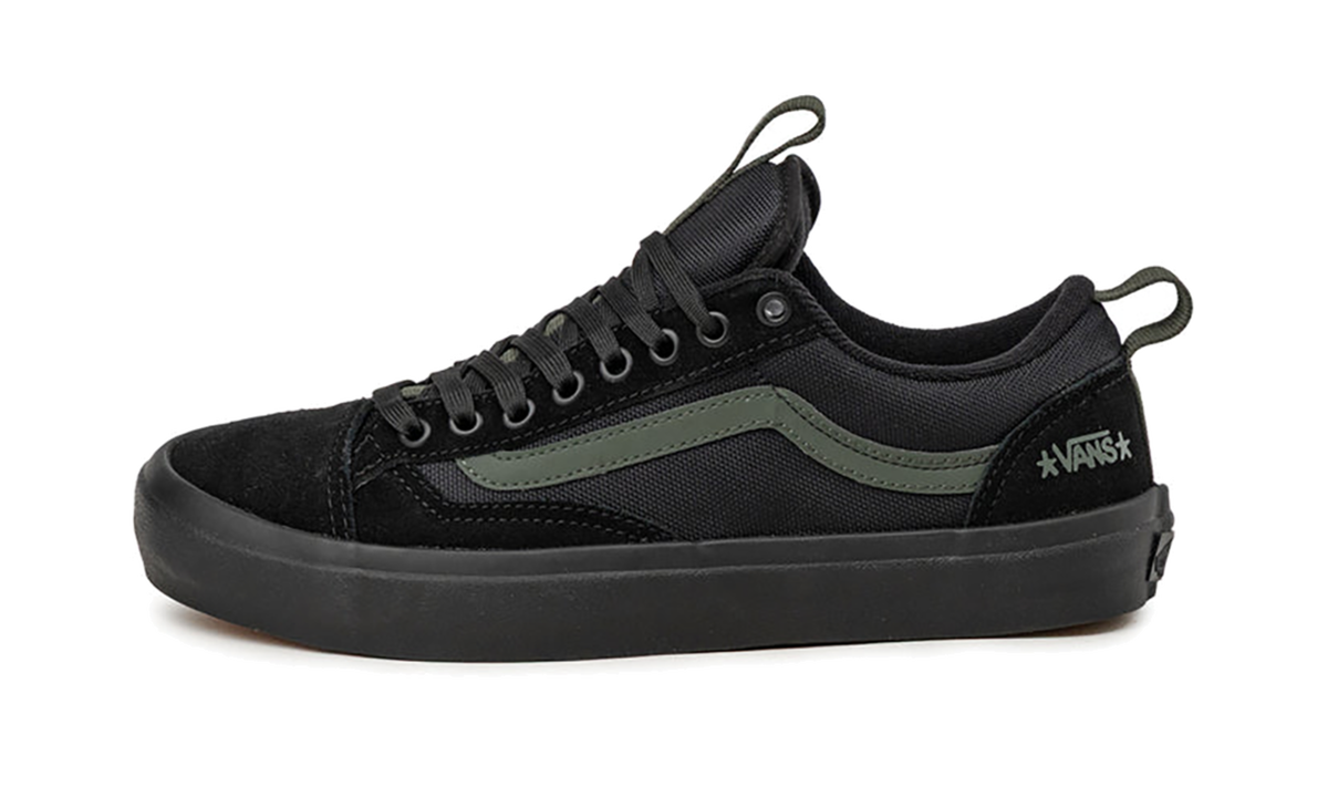 Old Skool 36+ "Atiba Jefferson - Black Dark Green" VN000D5RNLX1