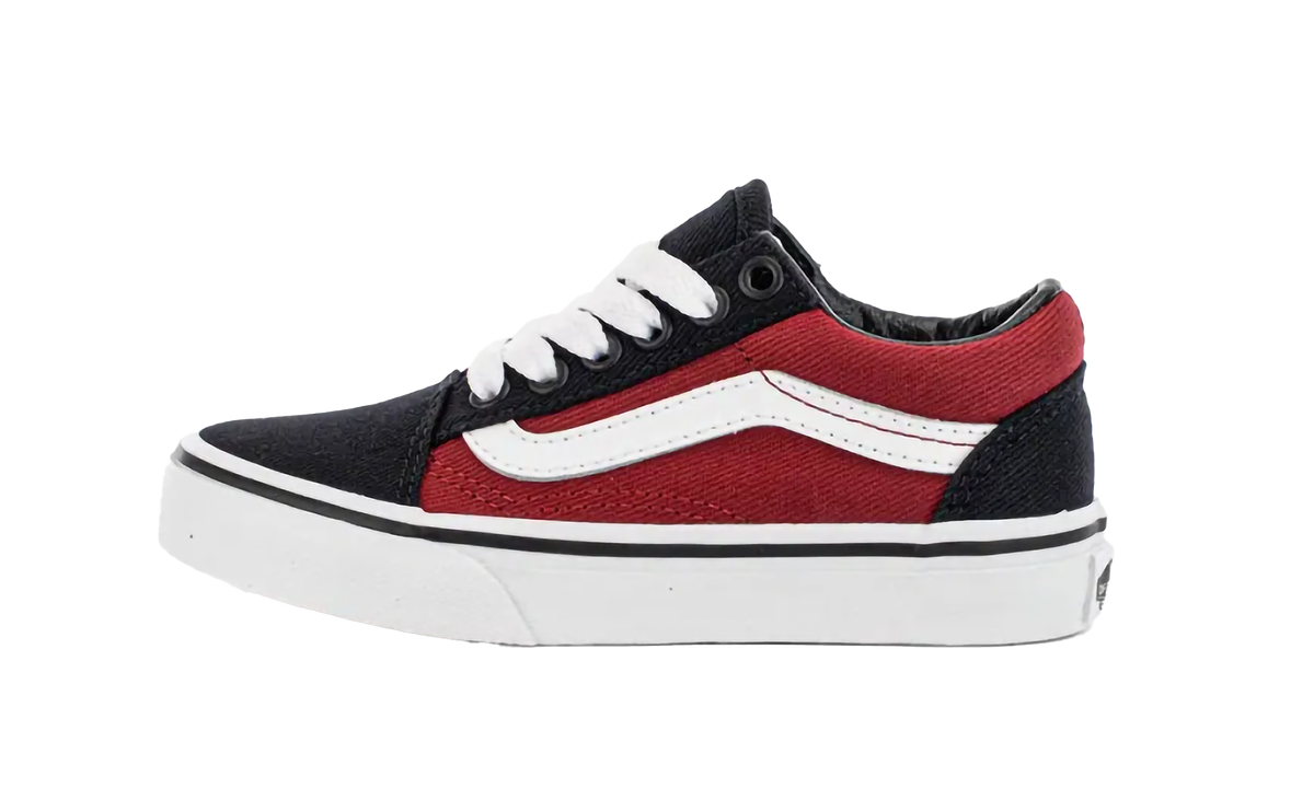 Old Skool PS "Twill Red Multi" VN000CYMBJN1