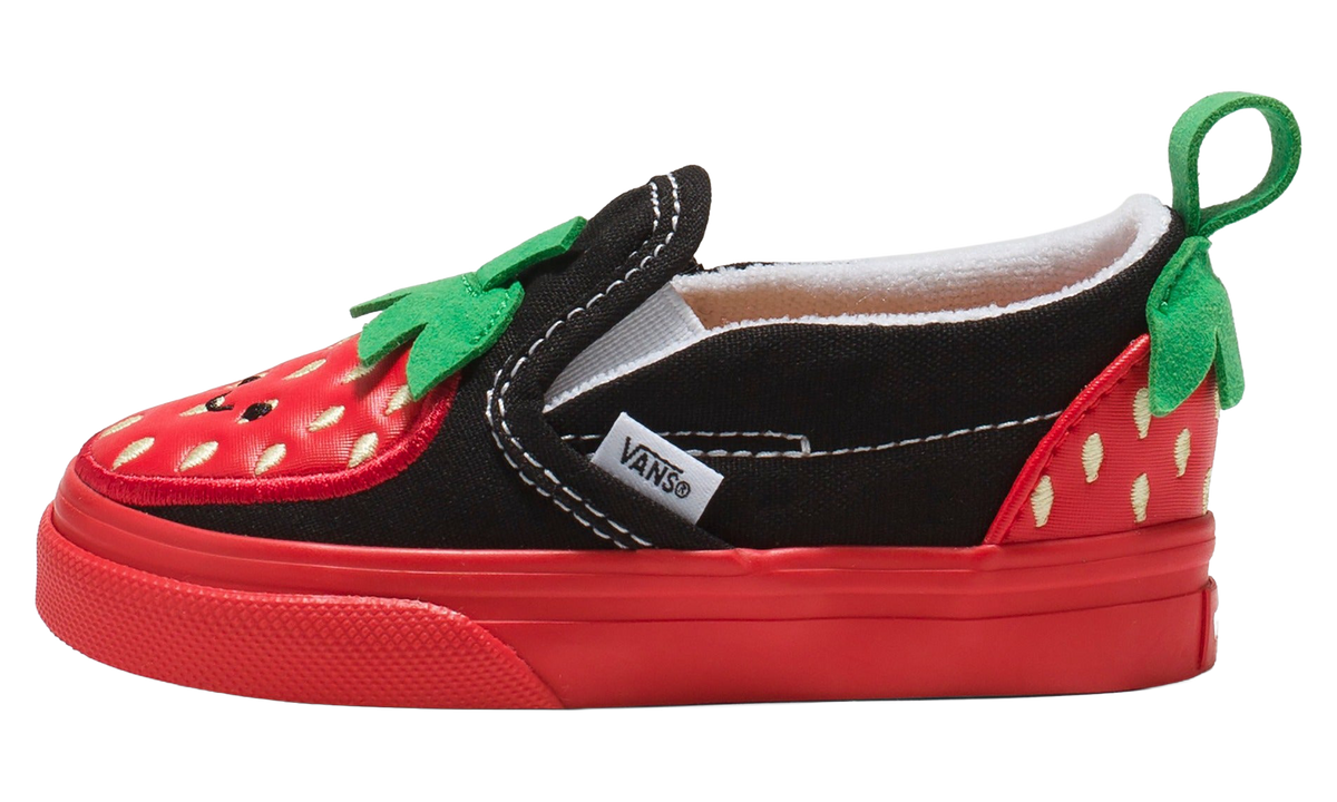 Classic Slip-On V TD "Berry Red / Black" VN0005WHREB