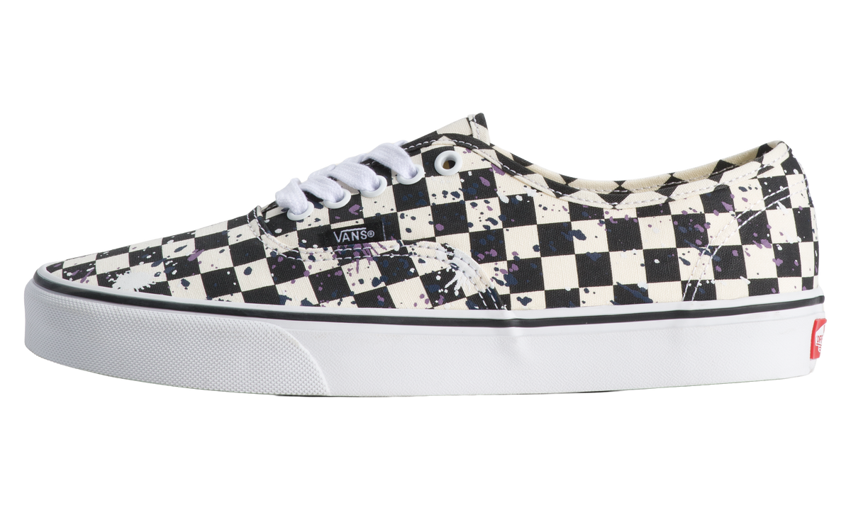 Authentic "Splatter Checkerboard Black" VN000D7YIBW
