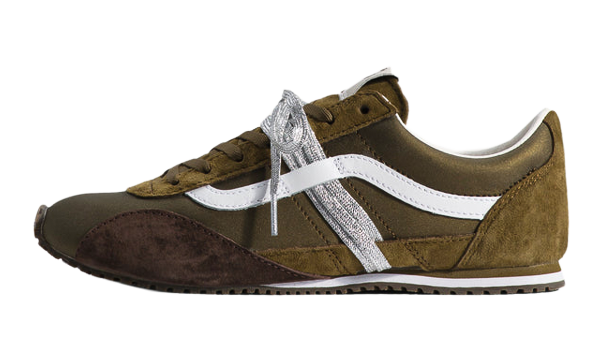 Premium Super Lowpro Trainer "Olive Green White" VN000EHQOLV