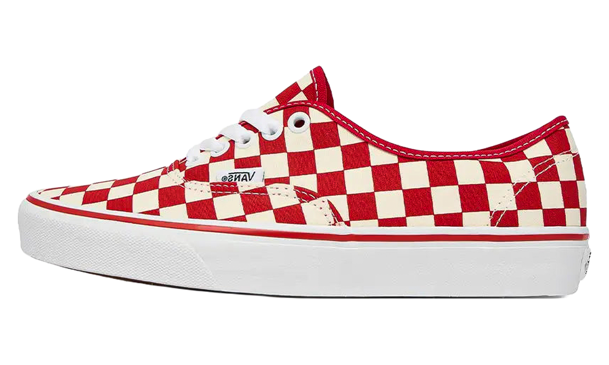 Authentic "Checkerboard Racing Red White" VN000EGAR30