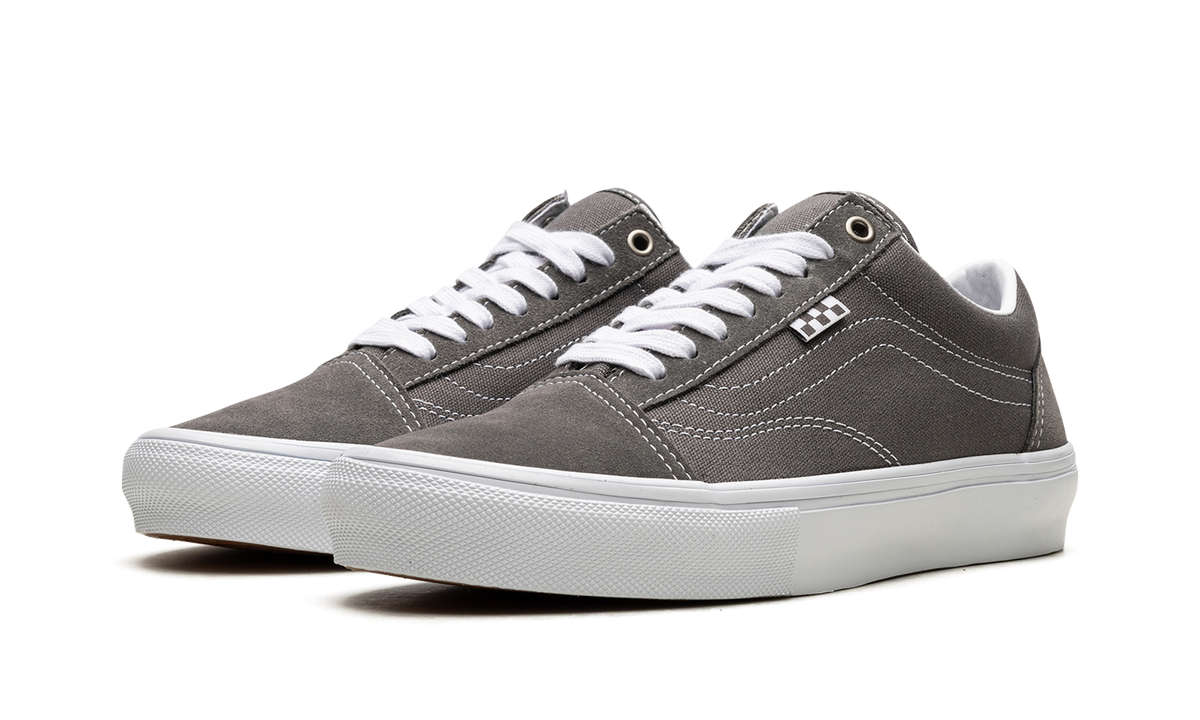 Skate Old Skool "Pewter / True White" VN0A5FCB195