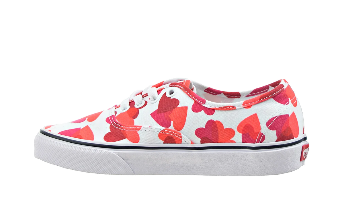 Authentic "Valentine Hearts" "True White-Red" VN0A348A40Q