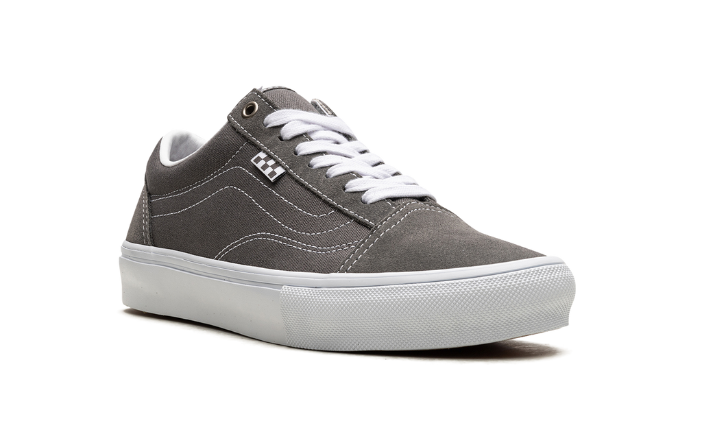Skate Old Skool "Pewter / True White" VN0A5FCB195